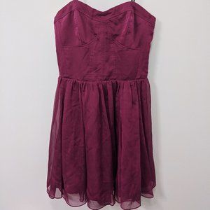 Plum Guess Corset Party Dress